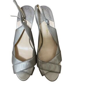 Cole Haan Nike Leather Heels Shoes Size 8.5 EUC